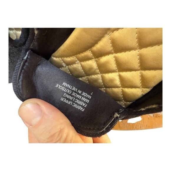 Birdies Starling Flat Black Velvet Women size 7 - Picture 6 of 7